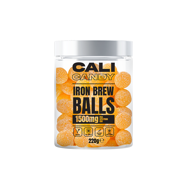 CALI CANDY MAX 1500 mg Bonbons végétaliens CBD à spectre complet - 10 saveurs