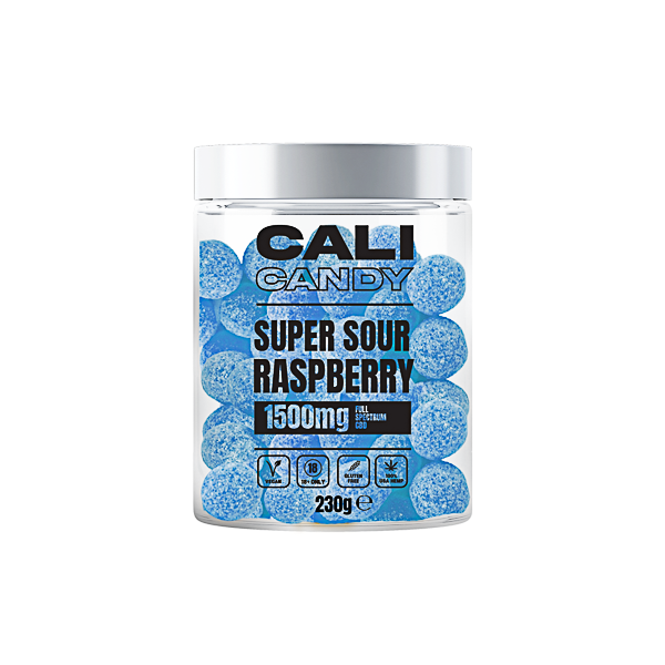 CALI CANDY MAX 1500mg Full Spectrum CBD Vegan Sweets  - 10 Flavours - Shop Now At The CBD Hut 