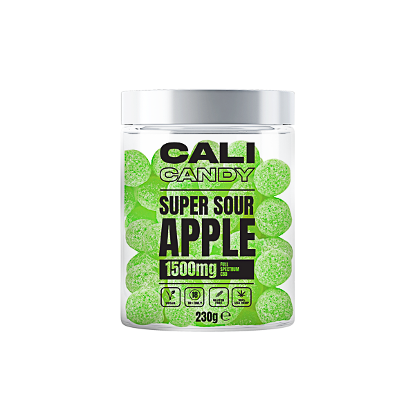 CALI CANDY MAX 1500mg Full Spectrum CBD Vegan Sweets  - 10 Flavours - Shop Now At The CBD Hut 