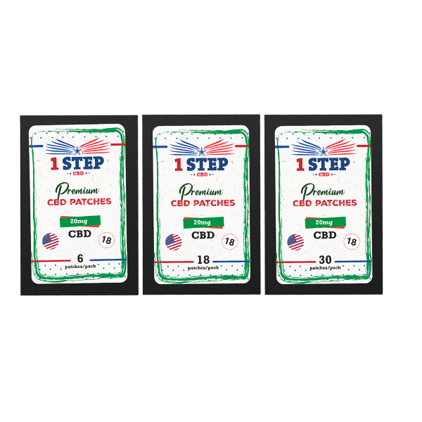 1 Step CBD 20mg Patches