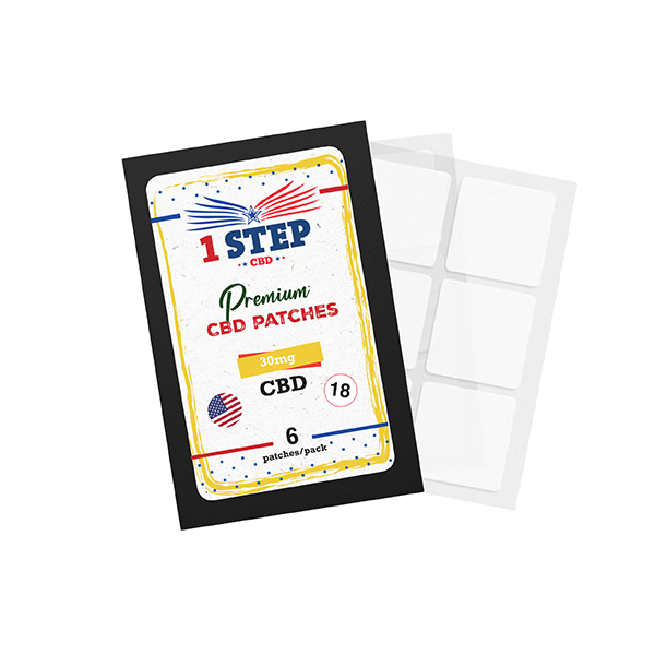 1 Step CBD 30mg Patches - 6 Pack | The CBD Hut 