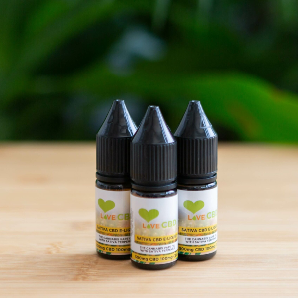 Love CBD 600mg Sativa CBD + CBG E-liquids