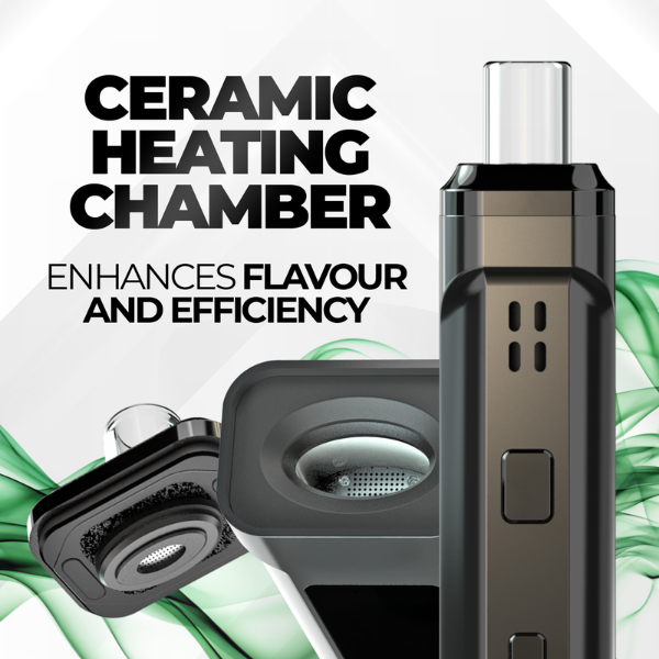 Nebula Titan Dry Herb Vaporizer - Ceramic heating chamber