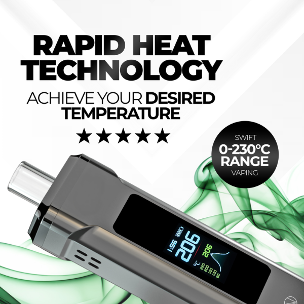 Nebula Titan Dry Herb Vaporizer - rapid heat technology