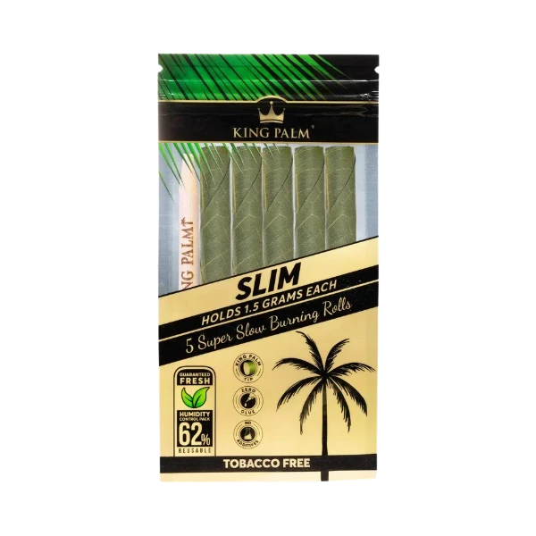 King Palm Organic Pre-Rolled Blunts (Slim) - 5 Pack - Shop Now At The CBD Hut 