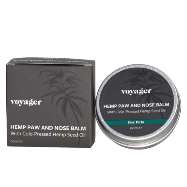 Voyager Pets Hemp Paw & Nose Balm with box