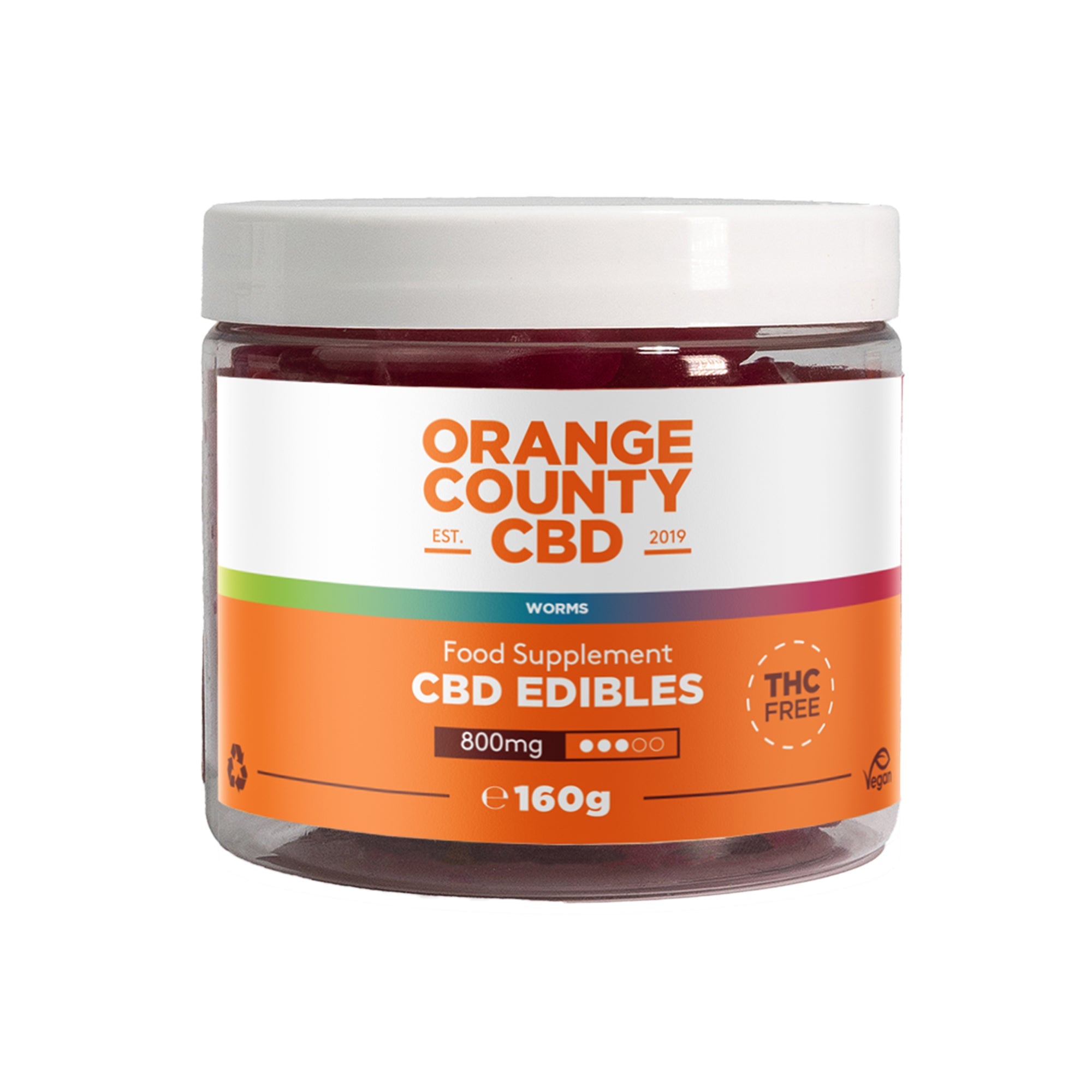 Orange County CBD Gummy Worms