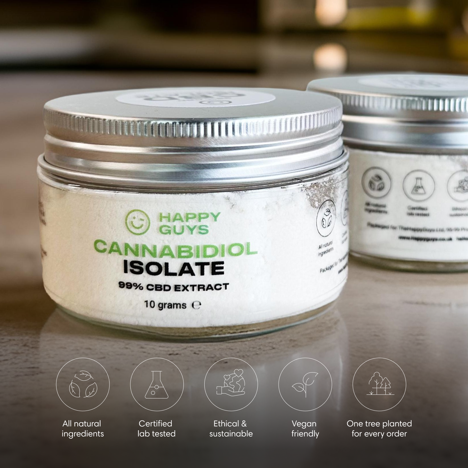 99%+ CBD Isolate Powder - Shop Now At The CBD Hut 