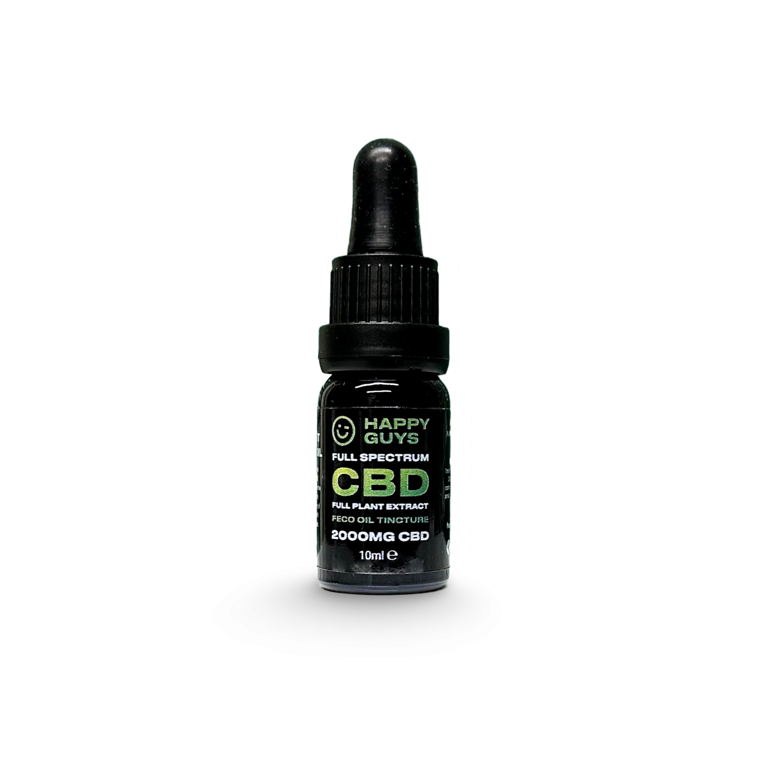 Happy Guys 2000mg CBD Full Spectrum Full Plant Extract Oil (FECO) (10ml)