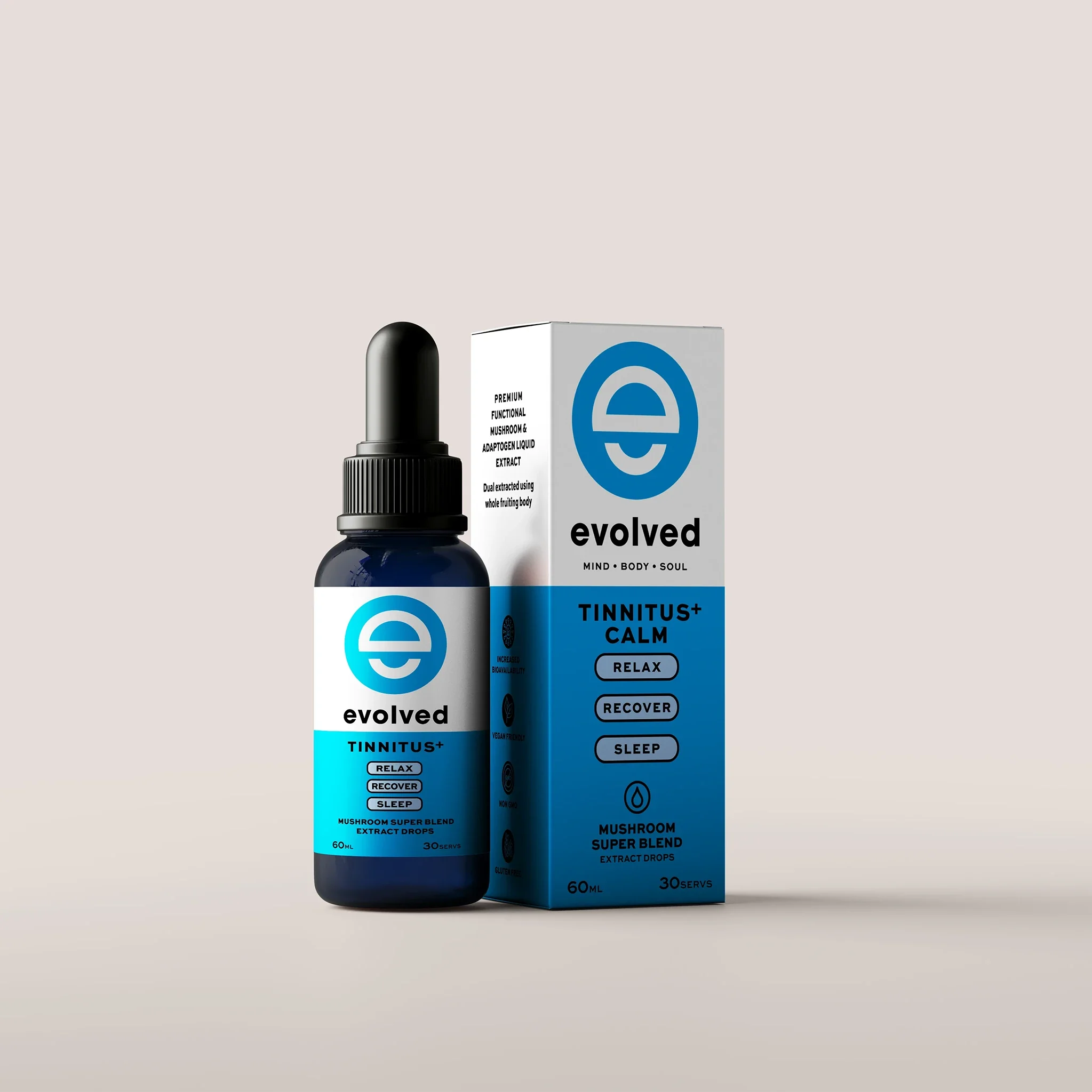 Evolved Tinnitus Calm Mushroom Extract