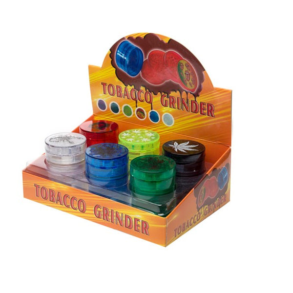 3 Parts Tobacco Plastic Grinder - Shop Now At The CBD Hut 