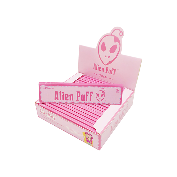 Alien Puff Pink King Size Papers - 20 Booklets - Shop Now At The CBD Hut 