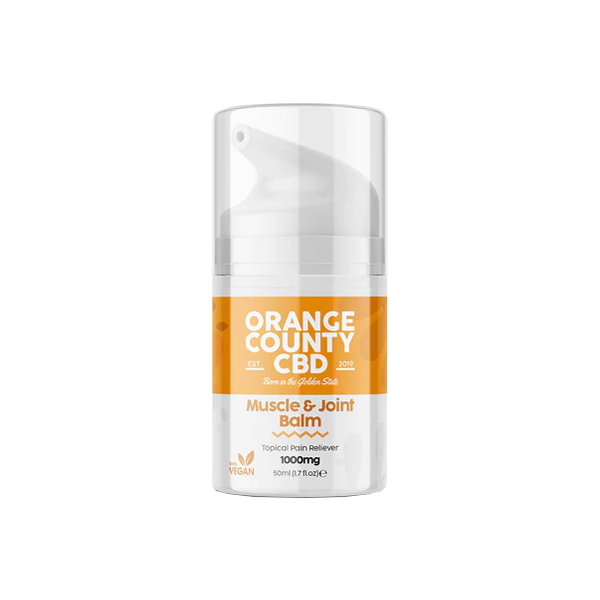 Orange County CBD 1000mg CBD Muscle And Joint Balm - 50ml - Shop Now At The CBD Hut 