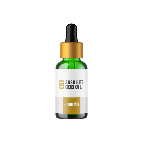 CBD Asylum 5000mg Absolute CBD Oil - 20ml (BUY 1 GET 2 FREE) - Shop Now At The CBD Hut 