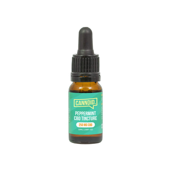 Canndid 250mg CBD Tincture Oil 10ml - Peppermint - Shop Now At The CBD Hut 