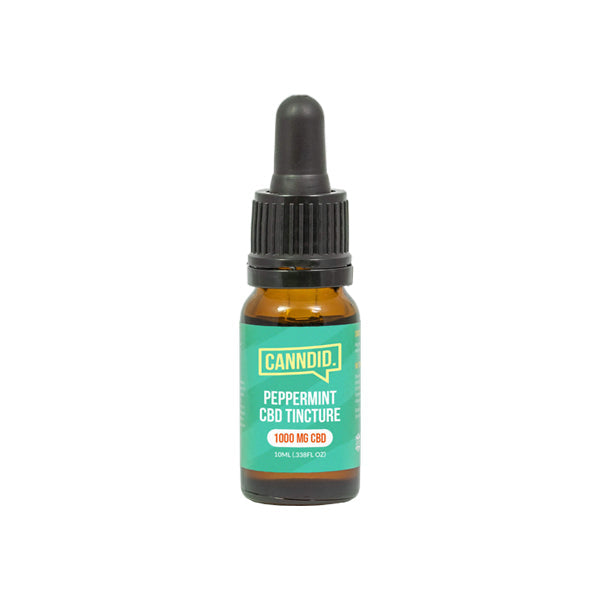 Canndid 1000mg CBD Tincture Oil 10ml - Peppermint - Shop Now At The CBD Hut 