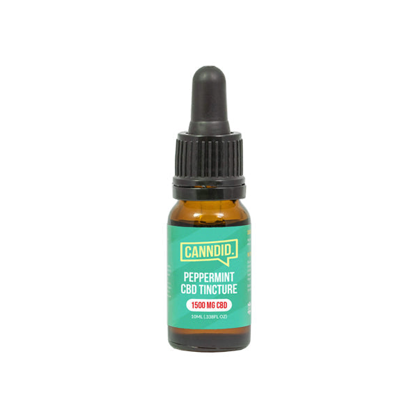 Canndid 1500mg CBD Tincture Oil 10ml - Peppermint - Shop Now At The CBD Hut 