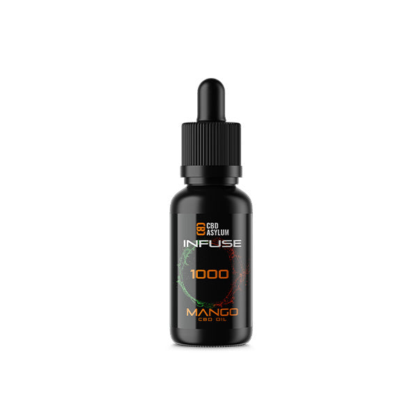 CBD Asylum Infuse 1000mg CBD Mango Oil - 30ml (BUY 1 GET 2 FREE) - Shop Now At The CBD Hut 