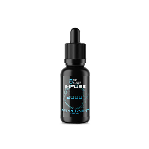 CBD Asylum Infuse 2000mg CBD Peppermint Oil - 30ml (BUY 1 GET 2 FREE) - Shop Now At The CBD Hut 