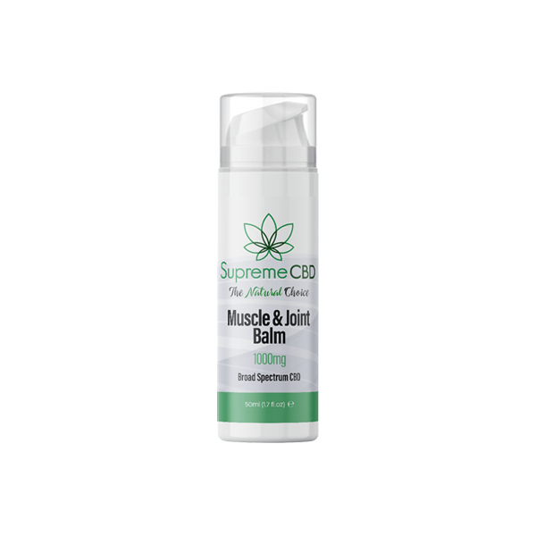 Supreme CBD 1000mg Broad Spectrum CBD Deep Freeze Balm - 50ml - Shop Now At The CBD Hut 