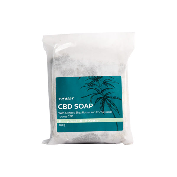 Voyager 100mg CBD Hemp & Lettle Soap - 100g - The CBD Hut