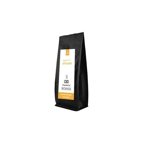 Ultracalm 1.5% CBD Hemp Tea - Chamomile 40g - Shop Now At The CBD Hut 