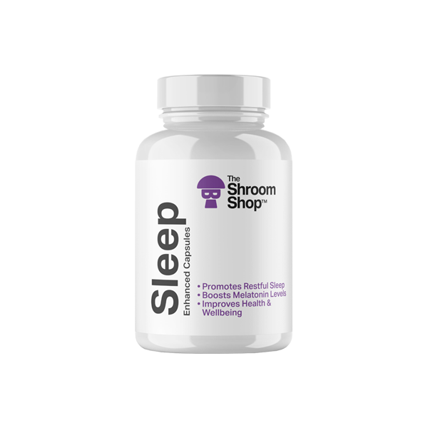 The Shroom Shop Enhanced Sleep 67500mg Capsules - 90 Caps - Shop Now At The CBD Hut 