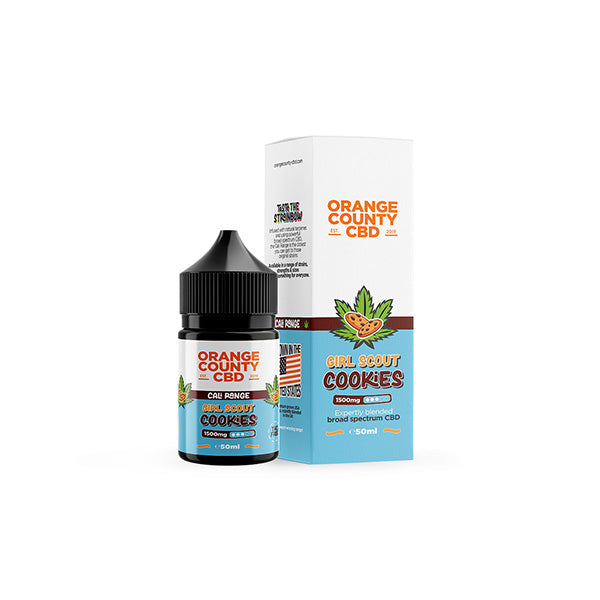 Orange County CBD Cali Range 1500mg CBD E-liquid - 50ml (60VG/40PG) - Shop Now At The CBD Hut 