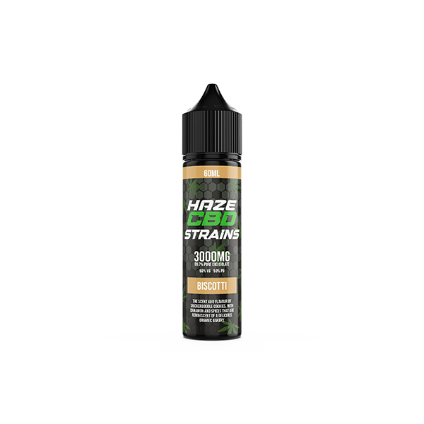 Haze CBD Strains 3000mg CBD E-Liquid Shortfill - 50ml (50VG/50PG) - Shop Now At The CBD Hut 