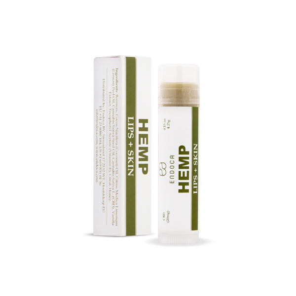 Endoca 20mg CBD Lips + Skin Moisturiser Balm - 4.25g - The CBD Hut