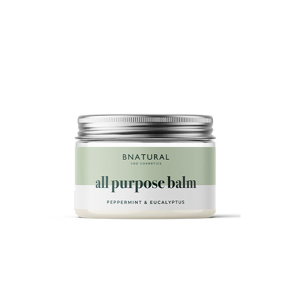 Bnatural 1000mg CBD + CBG Eucalyptus & Peppermint Balm - 50ml - Shop Now At The CBD Hut 