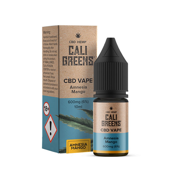 Cali Greens 600mg CBD Vape E-liquid - 10ml - Shop Now At The CBD Hut 