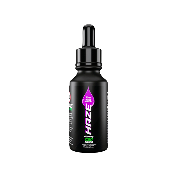 Haze 6000mg CBD Drops - 30ml - The CBD Hut