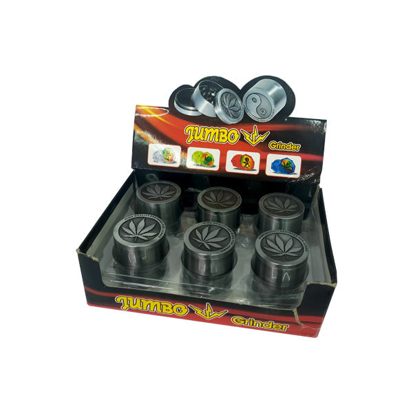 3 Parts Small Metal Grey 40mm Grinder - Shop Now At The CBD Hut 