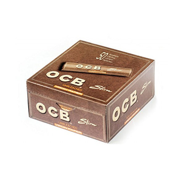 50 OCB Virgin King Size Unbleached Rolling Papers - Shop Now At The CBD Hut 