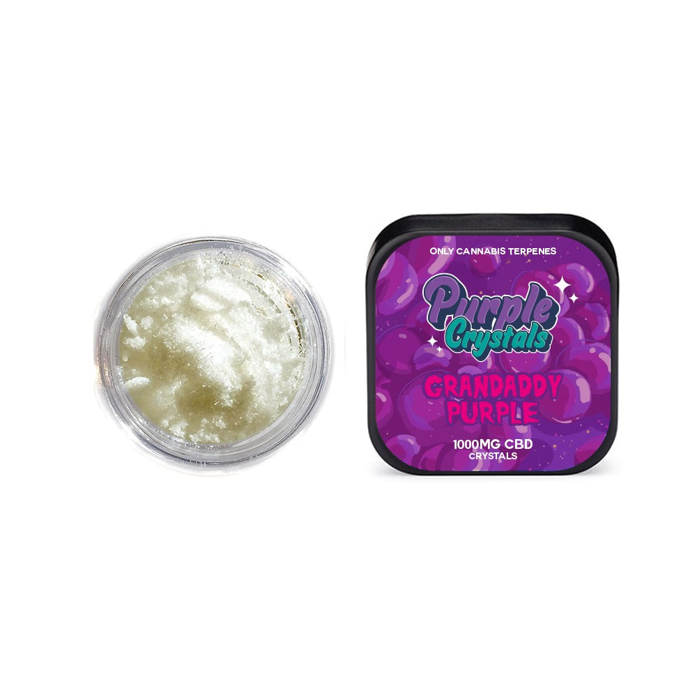 Purple Crystals by Purple Dank 1000mg CBD Crystals - Grand Daddy Purple (BUY 1 GET 1 FREE) - Shop Now At The CBD Hut 