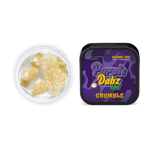 Purple Dabz by Purple Dank 1000mg CBD Crumble - Original (BUY 1 GET 1 FREE) - Shop Now At The CBD Hut 