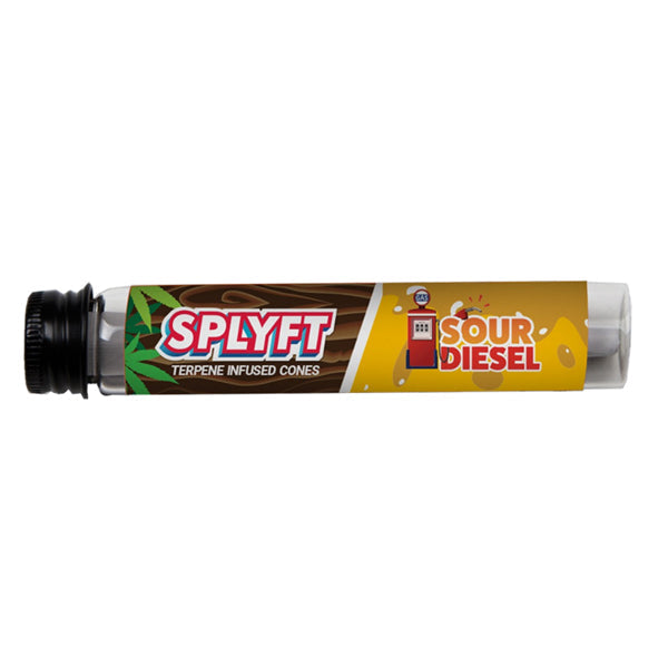 SPLYFT Cannabis Terpene Infused Hemp Blunt Cones – Sour Diesel (BUY 1 GET 1 FREE) - Shop Now At The CBD Hut 