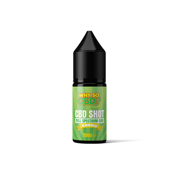 Why So CBD? 600mg Full Spectrum CBD Shot 10ml - The CBD Hut