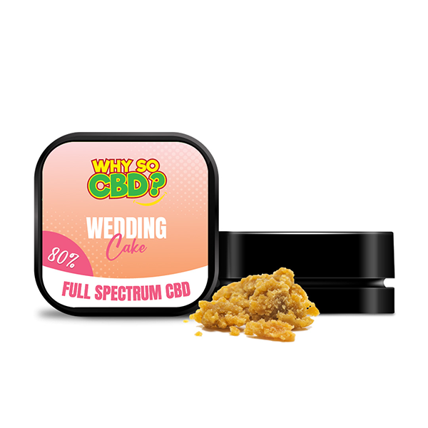 Why So CBD? 80% Full Spectrum CBD Crumble - 5g - Shop Now At The CBD Hut 